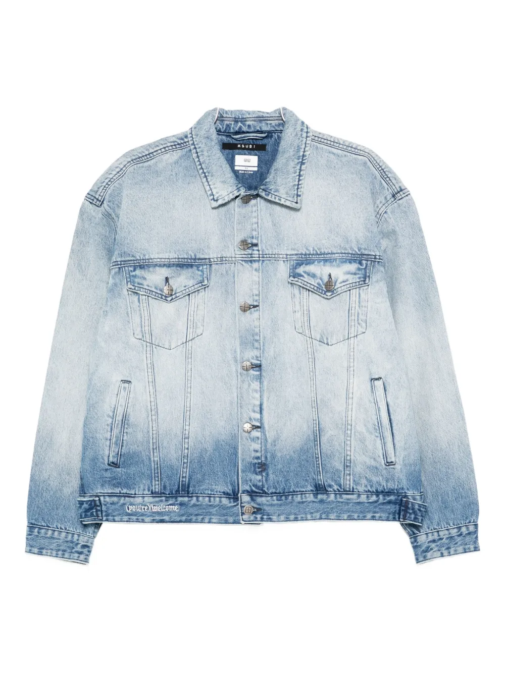 Светлая джинсовая куртка Ksubi, синий
Светлая джинсовая куртка Ksubi, синий