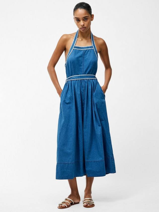 Платье-бюстье Zaves из ткани шамбри French Connection, Blue
Платье-бюстье Zaves из ткани шамбри French Connection, Blue