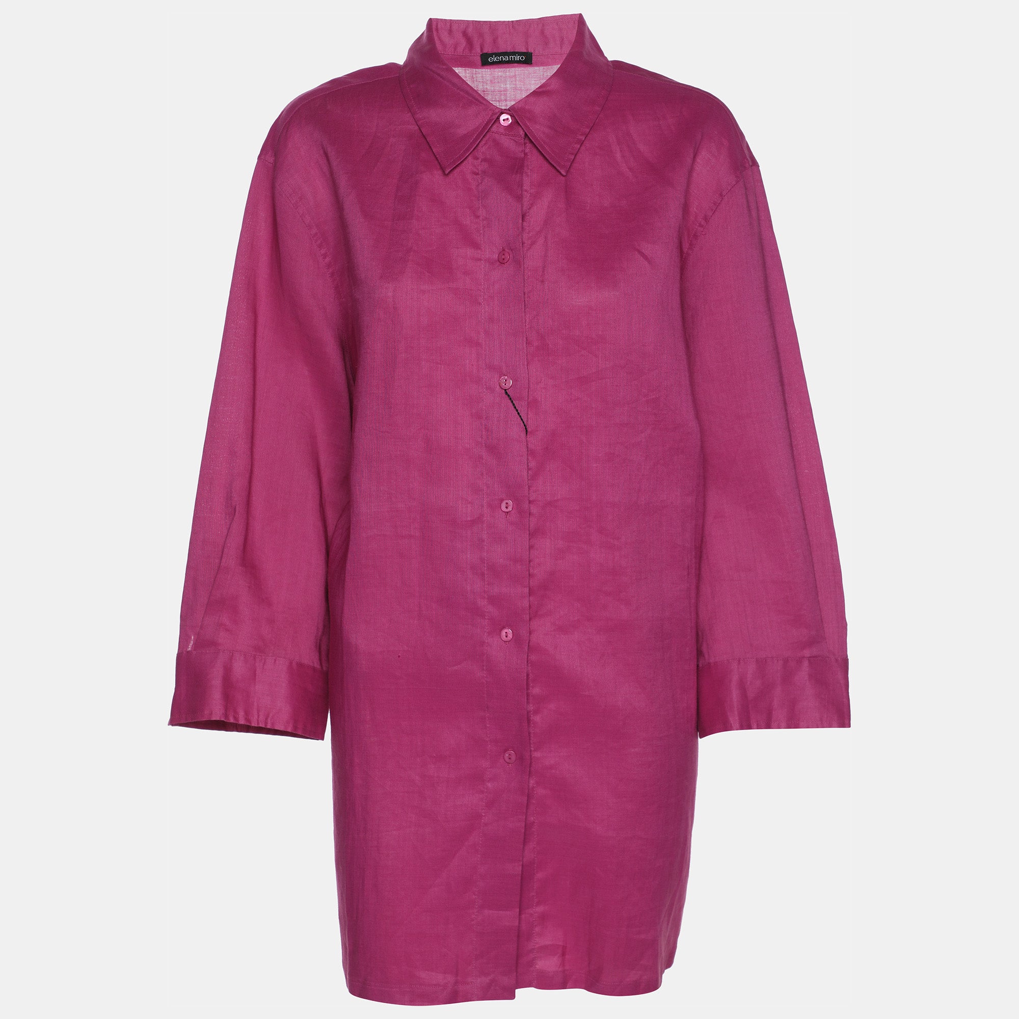 424 Рубашка Elena Miro из розового трикотажа с рукавами 3/4
424 Рубашка Elena Miro из розового трикотажа с рукавами 3/4