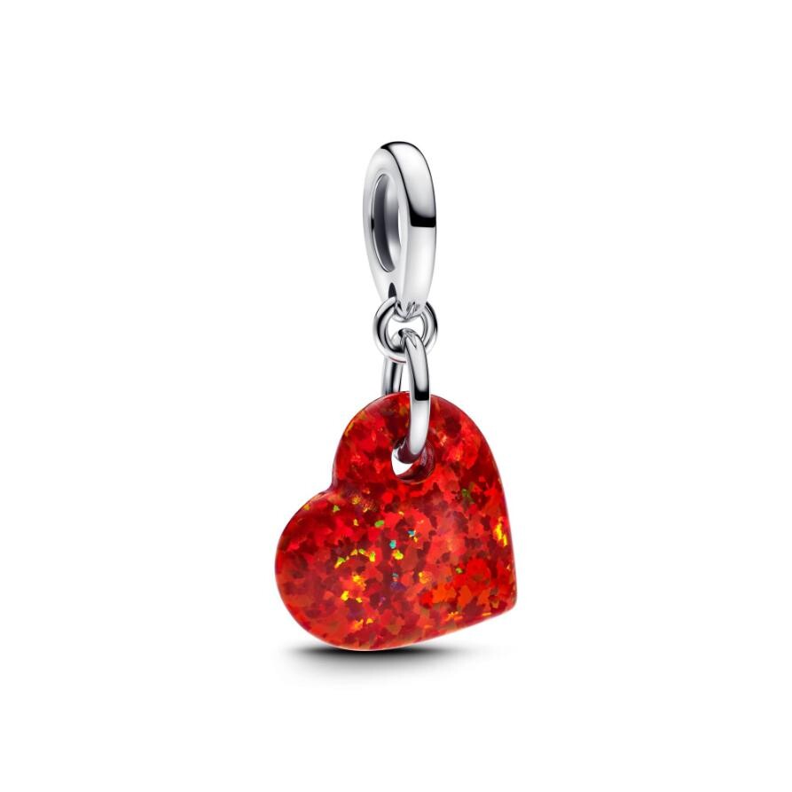 Шарм Pandora Opalescent Red Heart Dangle Charm, двухцветный
Шарм Pandora Opalescent Red Heart Dangle Charm, двухцветный