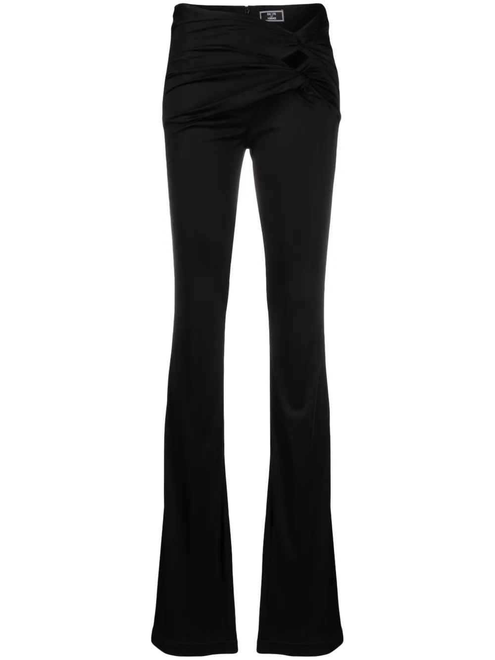 Расклешенные брюки из коллаборации с Dua Lipa VERSACE, черный 
Расклешенные брюки из коллаборации с Dua Lipa VERSACE, черный
