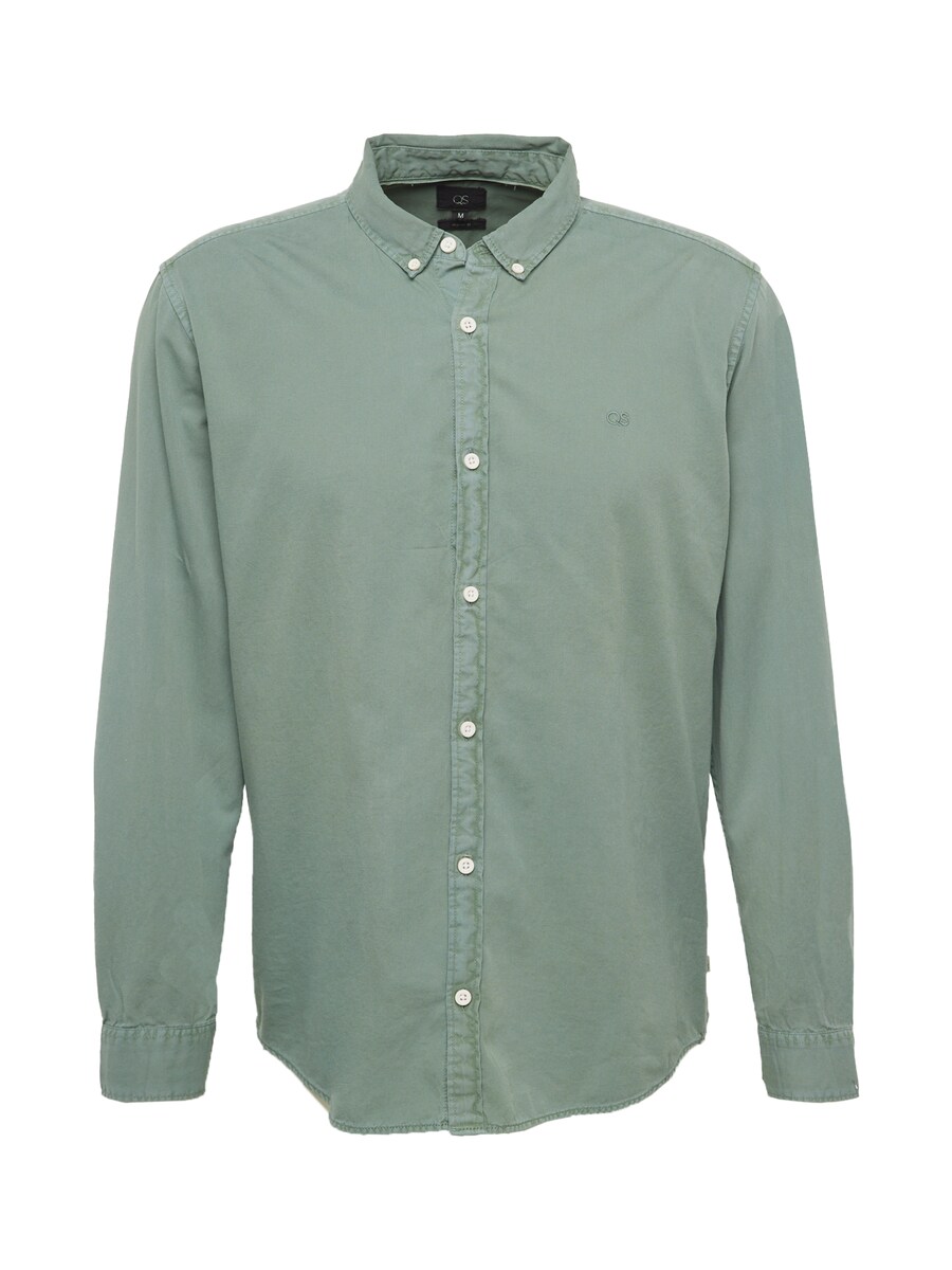 Рубашка на пуговицах классического кроя QS, оливковый
Рубашка на пуговицах классического кроя QS, оливковый