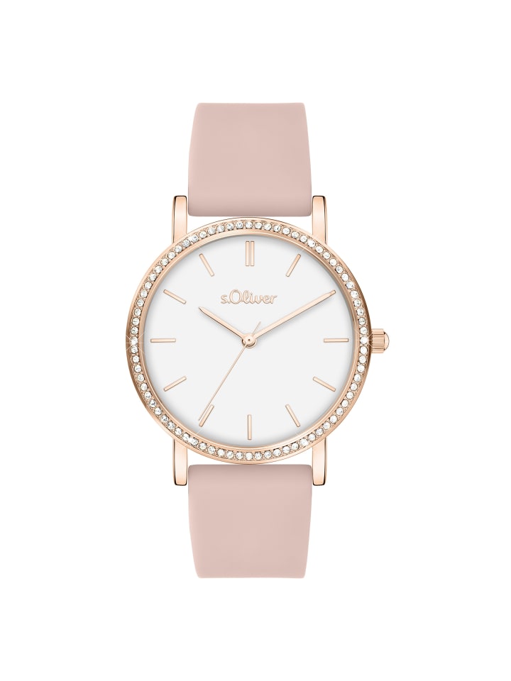 s.Oliver Спортивные и элегантные наручные часы розового цвета
s.Oliver Спортивные и элегантные наручные часы розового цвета