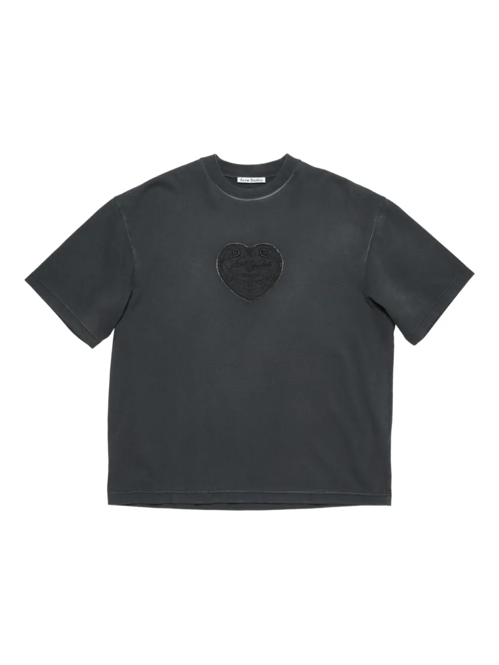 Футболка с нашивкой в виде сердца Acne Studios, черный
Футболка с нашивкой в виде сердца Acne Studios, черный