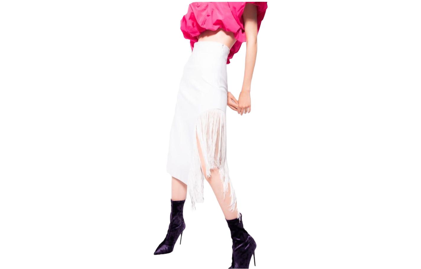 PINKO Белая женская юбка длинная Casual SS23
PINKO Белая женская юбка длинная Casual SS23