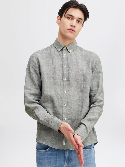 Рубашка с длинным рукавом cfanton Casual Friday, зеленый
Рубашка с длинным рукавом cfanton Casual Friday, зеленый