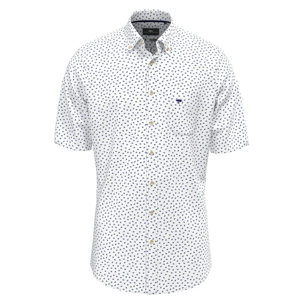 Рубашка с коротким рукавом Fynch Hatton Seersucker Print, белый
Рубашка с коротким рукавом Fynch Hatton Seersucker Print, белый