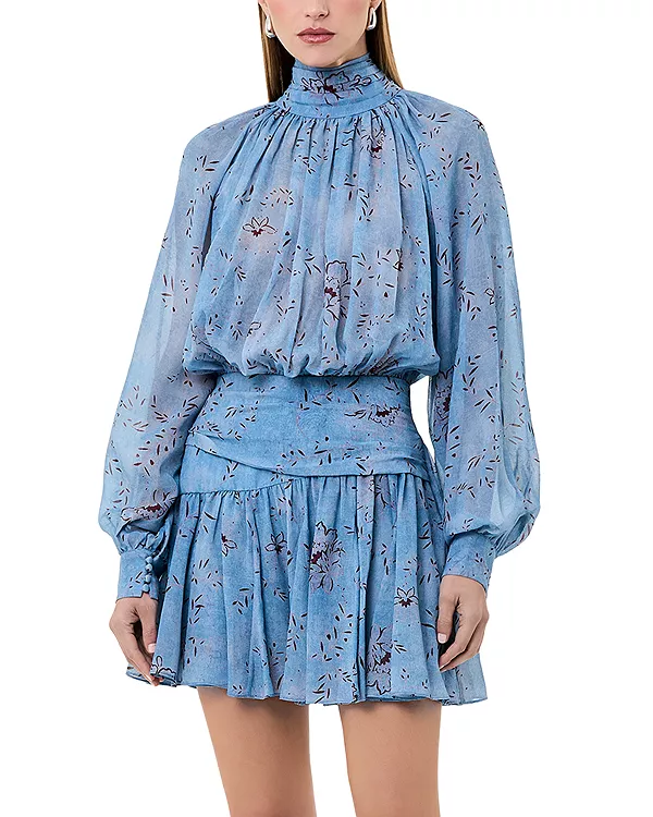 Мини-Платье Cecile с длинными рукавами и высоким воротником-годе Nicholas, мультиколор
Мини-Платье Cecile с длинными рукавами и высоким воротником-годе Nicholas, мультиколор