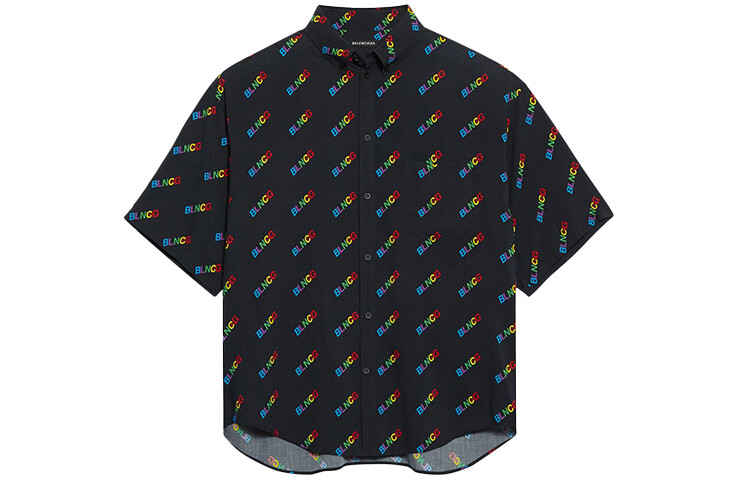 Рубашка большого размера BLNCG Balenciaga, черный
Рубашка большого размера BLNCG Balenciaga, черный