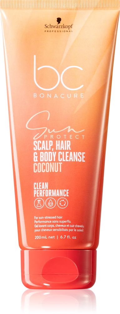 Bc Bonacure Sun Protect Очищающий шампунь для кожи головы, волос и тела Schwarzkopf Professional, 200 мл
Bc Bonacure Sun Protect Очищающий шампунь для кожи головы, волос и тела Schwarzkopf Professional, 200 мл