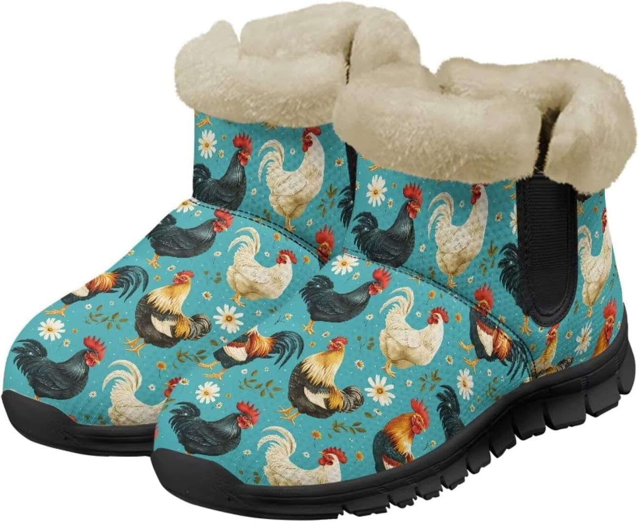 Женские и мужские зимние ботинки с теплой плюшевой подкладкой, утепленные ботильоны с противоскользящей подошвой для улицы, удобная зимняя обувь для повседневных поездок Noprintge, Rooster
Женские и мужские зимние ботинки с теплой плюшевой подкладкой, утепленные ботильоны с противоскользящей подошвой для улицы, удобная зимняя обувь для повседневных поездок Noprintge, Rooster