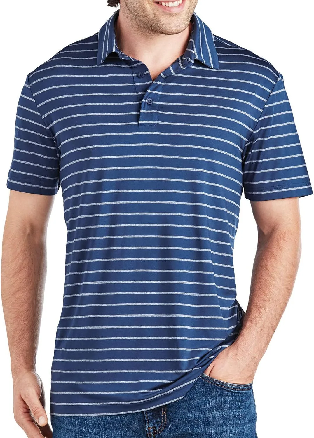 Member's Mark мужская поло в полоску Performance
Member's Mark мужская поло в полоску Performance