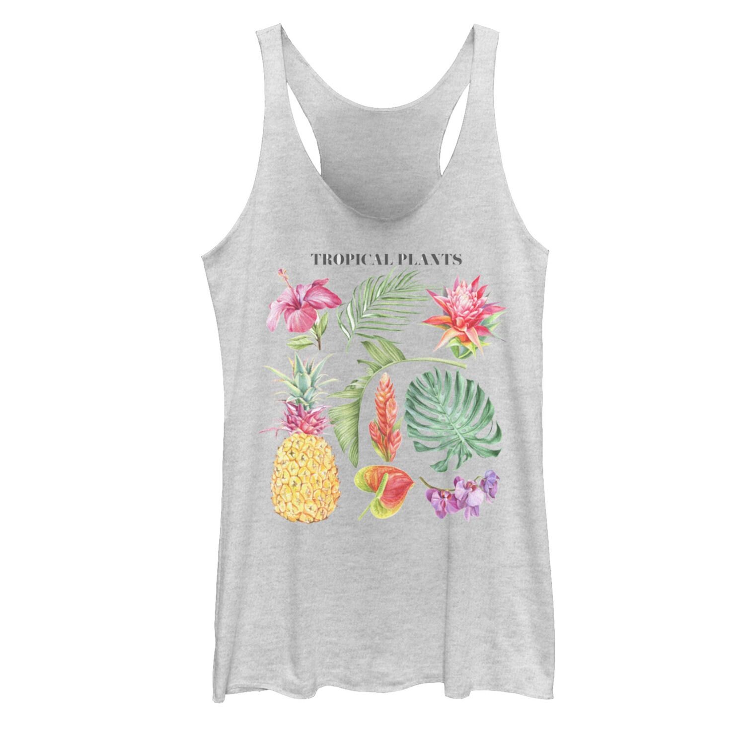 Танк с графическим изображением тропических растений для юниоров
Танк с графическим изображением тропических растений для юниоров