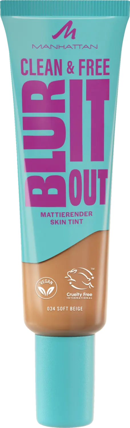 Тональный крем Manhattan Clean & Free Blur It Out Skin Tint 34 Soft Beige LSF20
Тональный крем Manhattan Clean & Free Blur It Out Skin Tint 34 Soft Beige LSF20