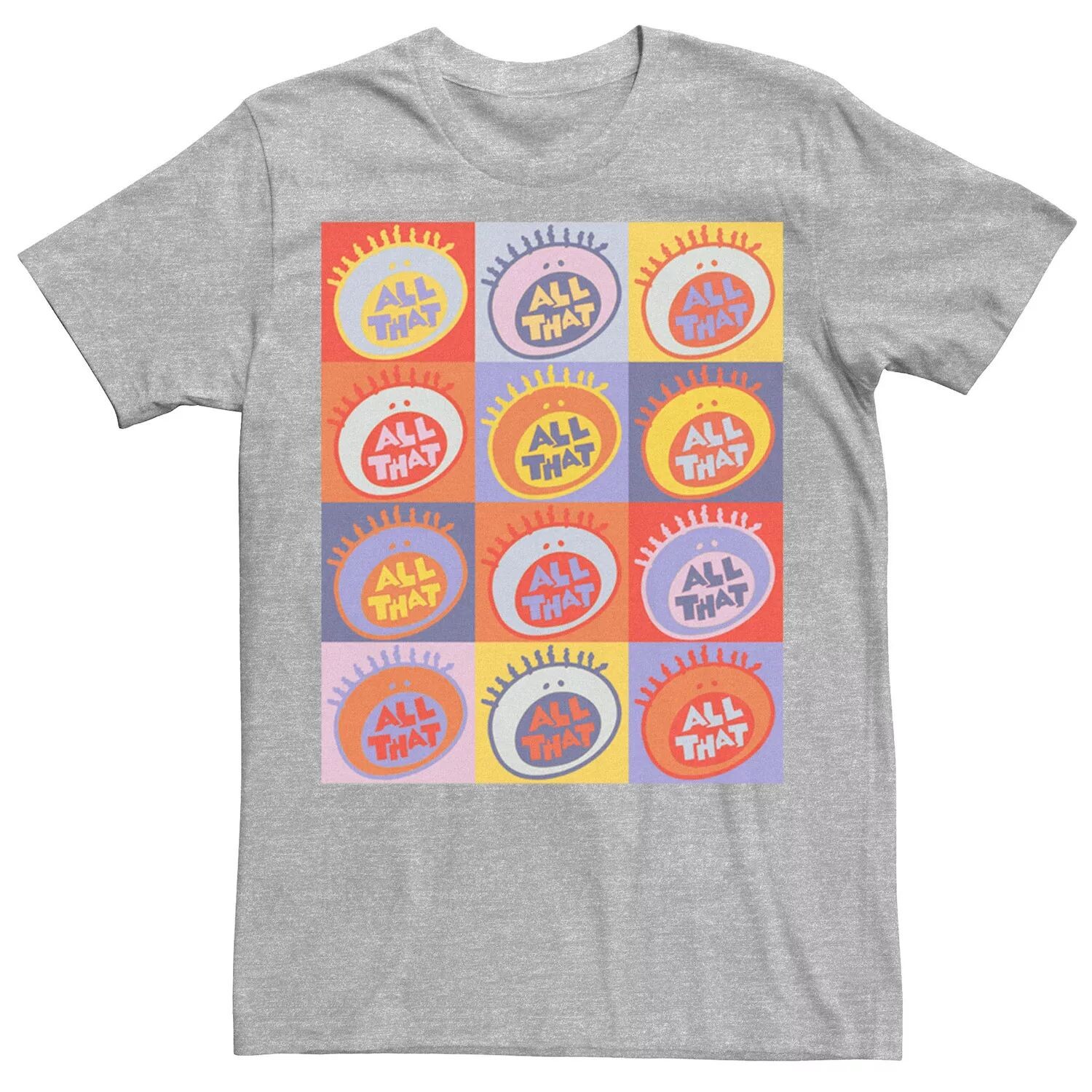 Мужская футболка Nickelodeon All That Classic Vintage с логотипом Licensed Character
Мужская футболка Nickelodeon All That Classic Vintage с логотипом Licensed Character