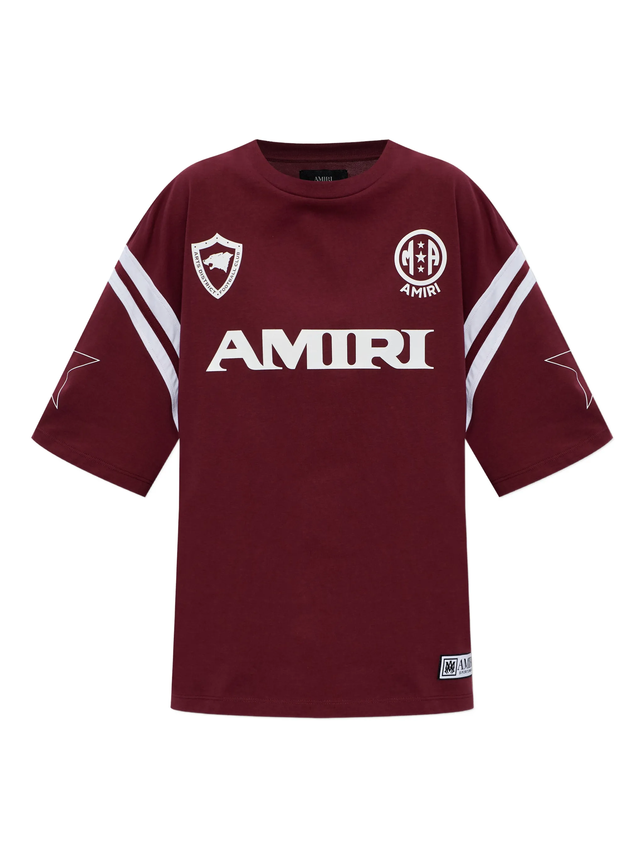 Футболка в полоску с логотипом Amiri, красный
Футболка в полоску с логотипом Amiri, красный