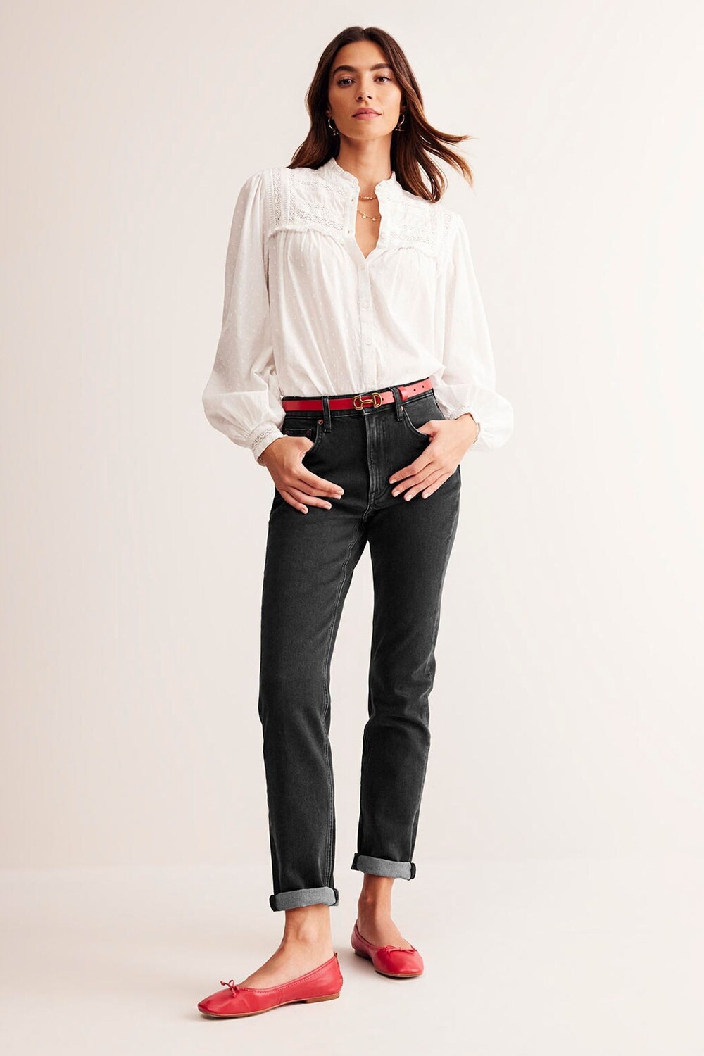 Джинсы для девочек Boden, черный
Джинсы для девочек Boden, черный