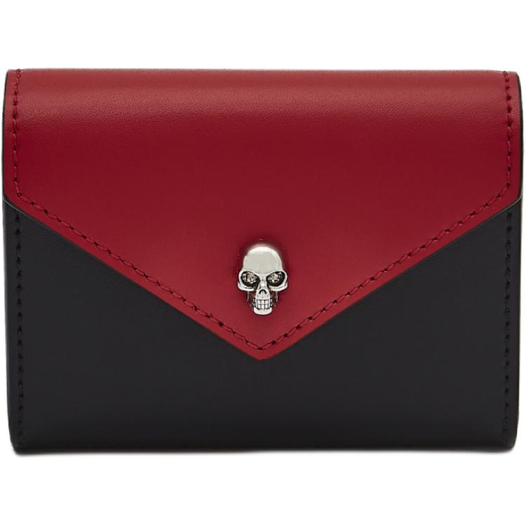 Alexander McQueen Кожаный бумажник для карт мужской черно-красный
Alexander McQueen Кожаный бумажник для карт мужской черно-красный