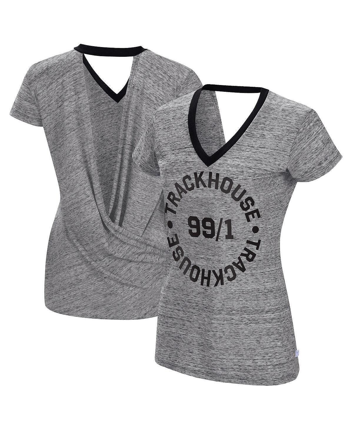 Женская черная футболка с запахом на спине Heather TRACKHOUSE RACING Halftime Touch, Черный, Женская черная футболка с запахом на спине Heather TRACKHOUSE RACING Halftime Touch
Женская черная футболка с запахом на спине Heather TRACKHOUSE RACING Halftime Touch, Черный, Женская черная футболка с запахом на спине Heather TRACKHOUSE RACING Halftime Touch