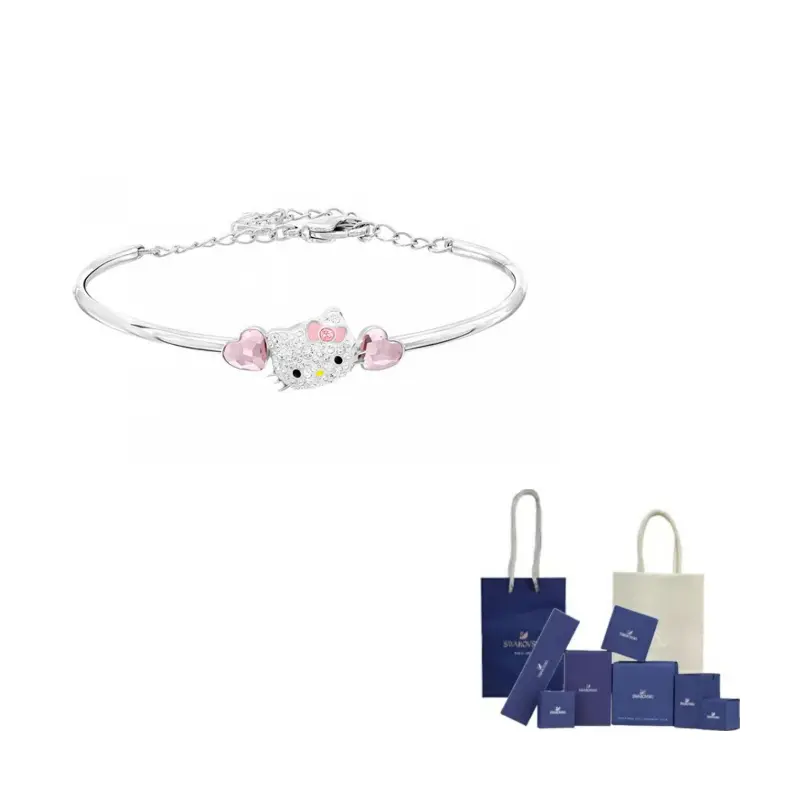 Браслеты Hello Kitty из сплава унисекс розовый Swarovski, розовый
Браслеты Hello Kitty из сплава унисекс розовый Swarovski, розовый