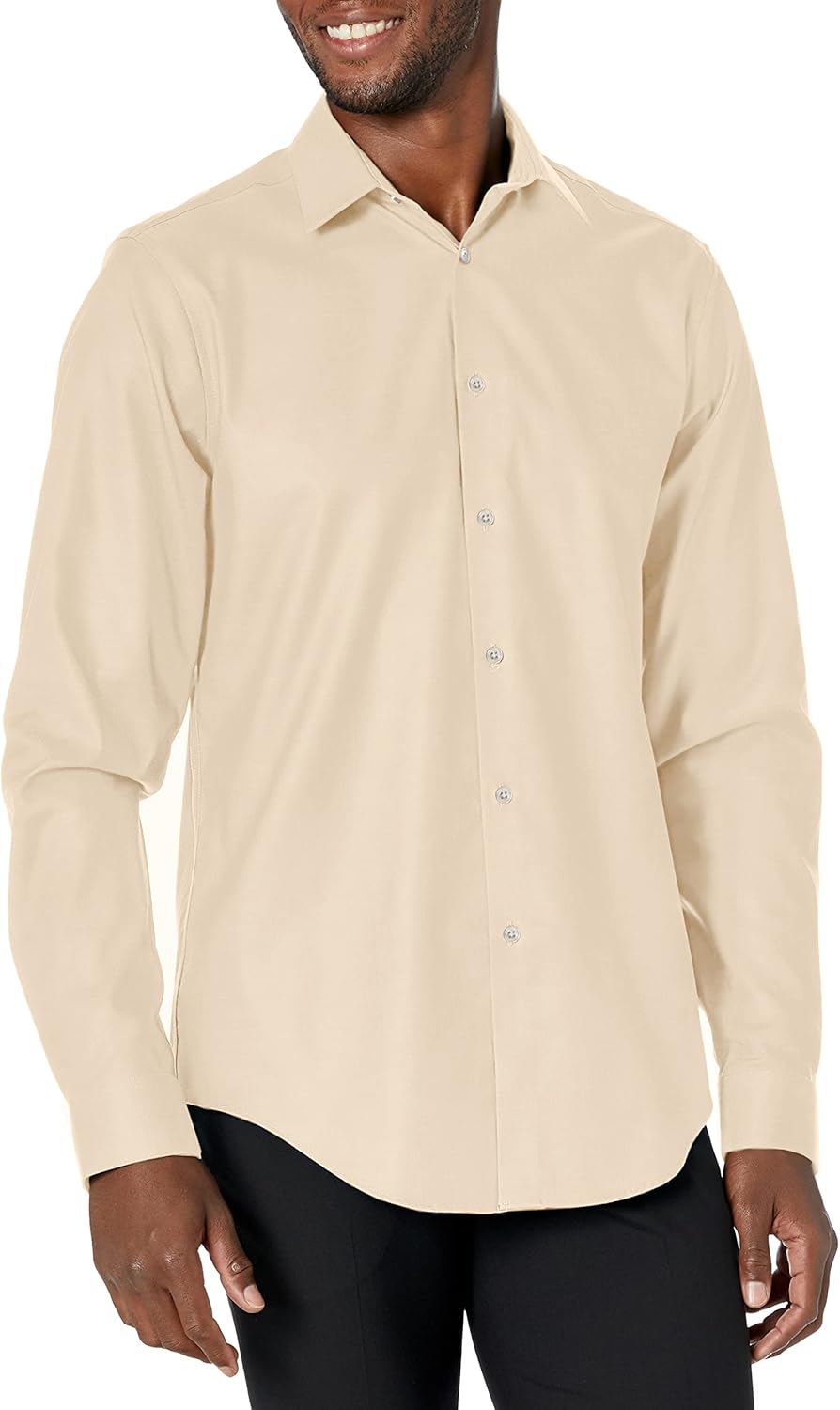 Мужская рубашка Calvin Klein Slim Fit с узором «елочка» и эластичным лифом, Taupe
Мужская рубашка Calvin Klein Slim Fit с узором «елочка» и эластичным лифом, Taupe