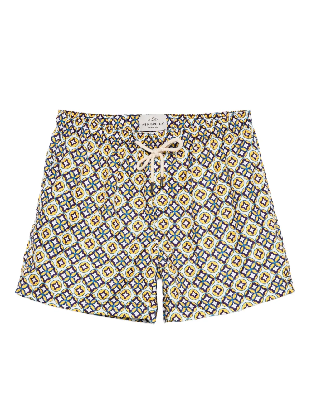 Плавки-шорты с геометричным узором PENINSULA SWIMWEAR, белый
Плавки-шорты с геометричным узором PENINSULA SWIMWEAR, белый