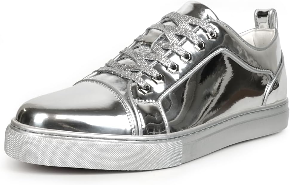Кроссовки Fiesso by Aurelio Garcia FI-2415-2 из лакированной кожи со шнуровкой, серебро
Кроссовки Fiesso by Aurelio Garcia FI-2415-2 из лакированной кожи со шнуровкой, серебро