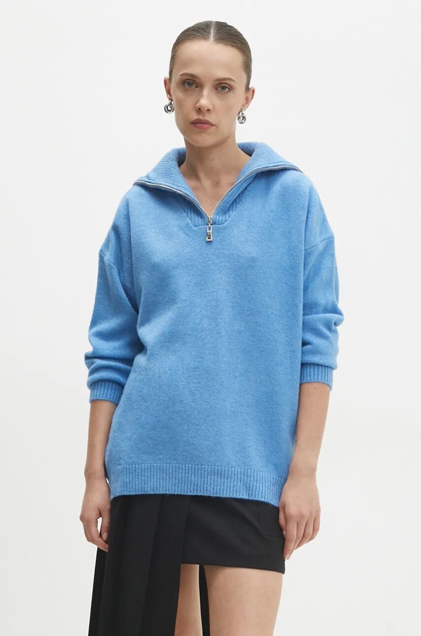 Шерстяной свитер Answear Lab, синий
Шерстяной свитер Answear Lab, синий