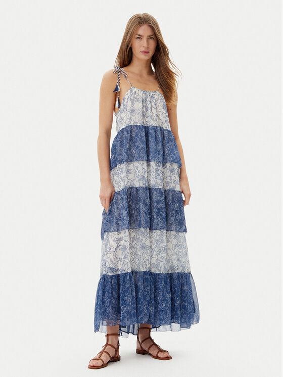 Свободного кроя летнее платье PL953739 Pepe Jeans, синий
Свободного кроя летнее платье PL953739 Pepe Jeans, синий