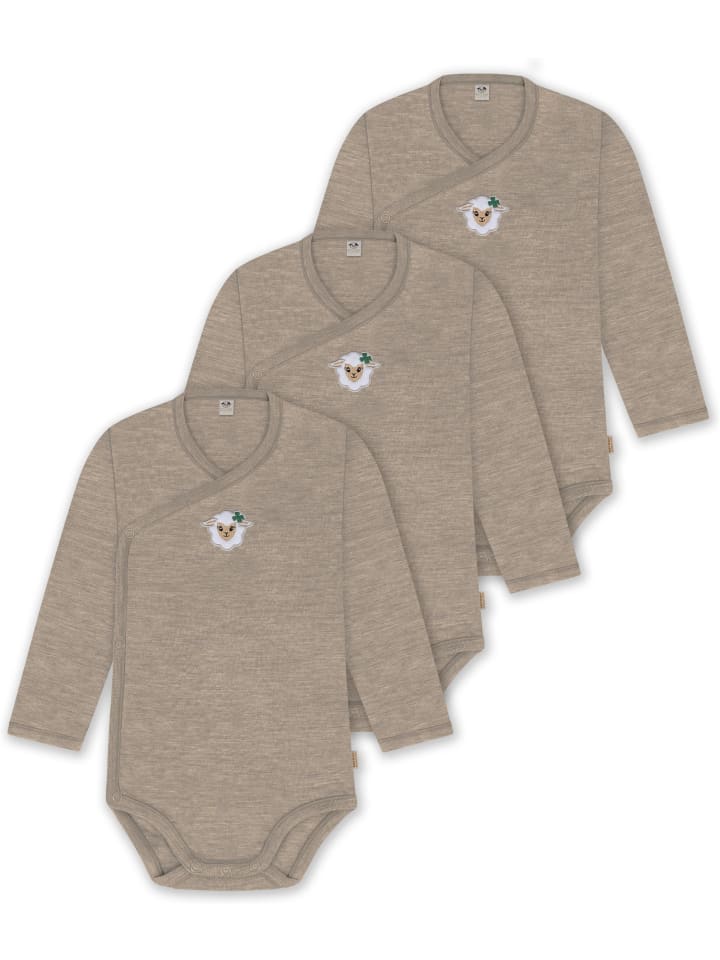 Normani Outdoor Sports Комплект из 3 детских боди из шерсти мериноса бежевого цвета
Normani Outdoor Sports Комплект из 3 детских боди из шерсти мериноса бежевого цвета