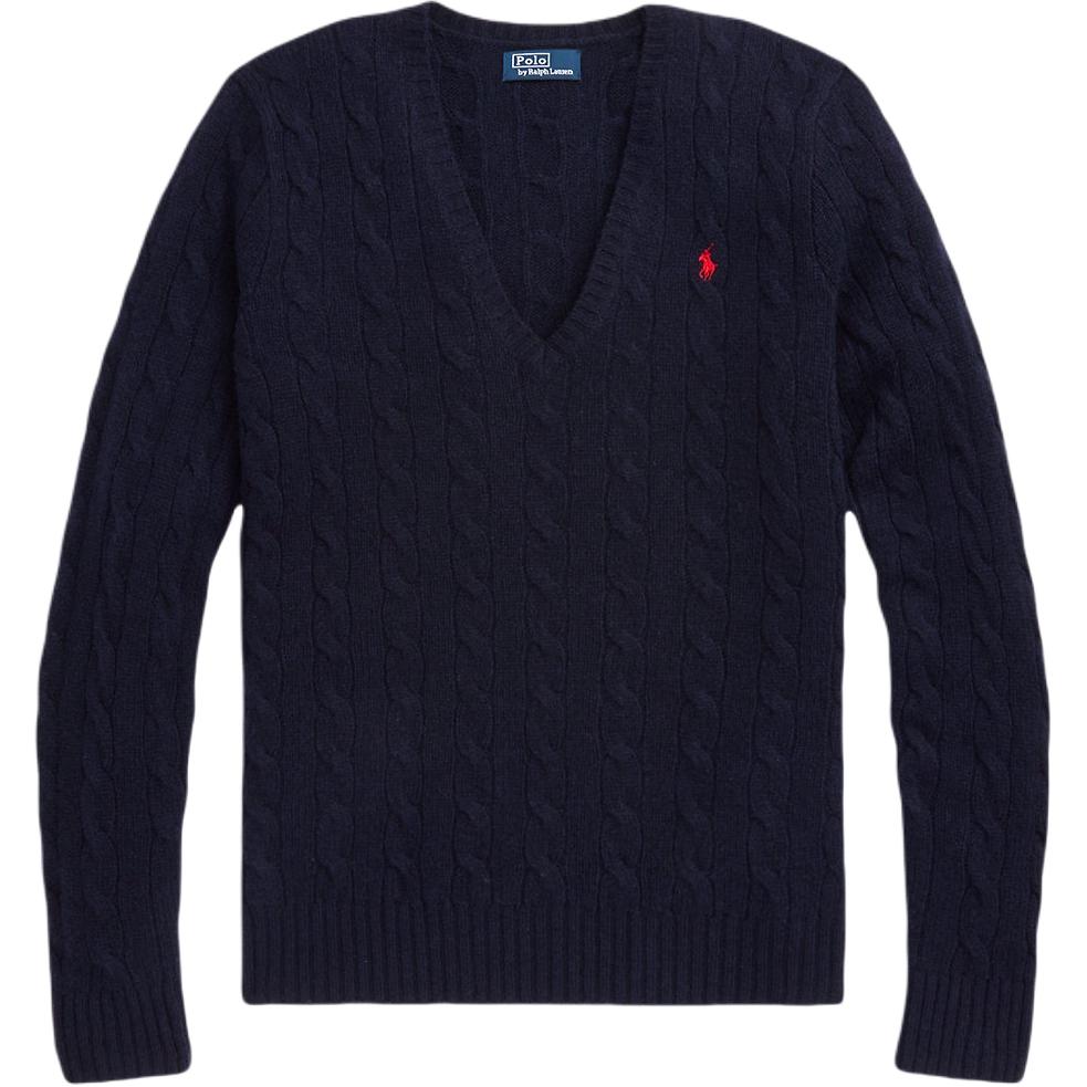 Кабельный вязаный джемпер с V-образным вырезом Polo Ralph Lauren, темно-синий
Кабельный вязаный джемпер с V-образным вырезом Polo Ralph Lauren, темно-синий