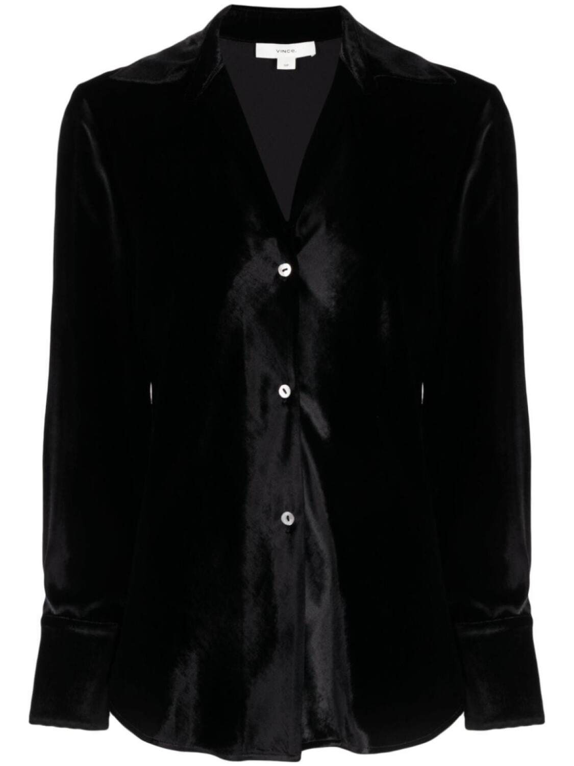 Vince бархатная рубашка с длинными рукавами, черный
Vince бархатная рубашка с длинными рукавами, черный