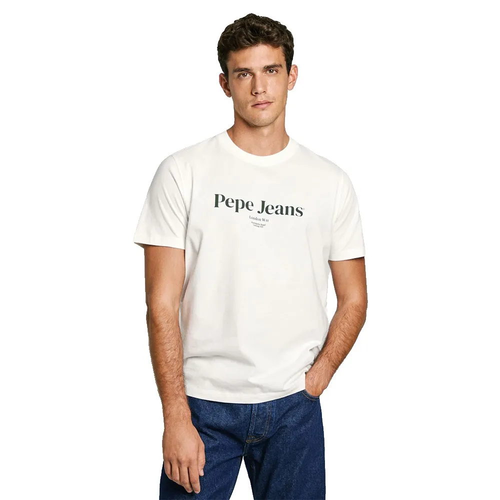 Футболка с коротким рукавом Pepe Jeans Dale Tee, белый 
Футболка с коротким рукавом Pepe Jeans Dale Tee, белый