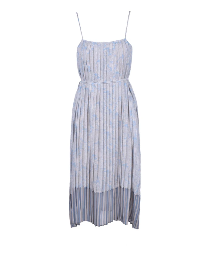 Платье со складками и поясом Semicouture, синий
Платье со складками и поясом Semicouture, синий