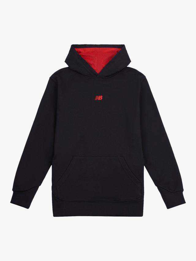 Детский худи с логотипом Hoops и сетчатой подкладкой New Balance, Caviar
Детский худи с логотипом Hoops и сетчатой подкладкой New Balance, Caviar