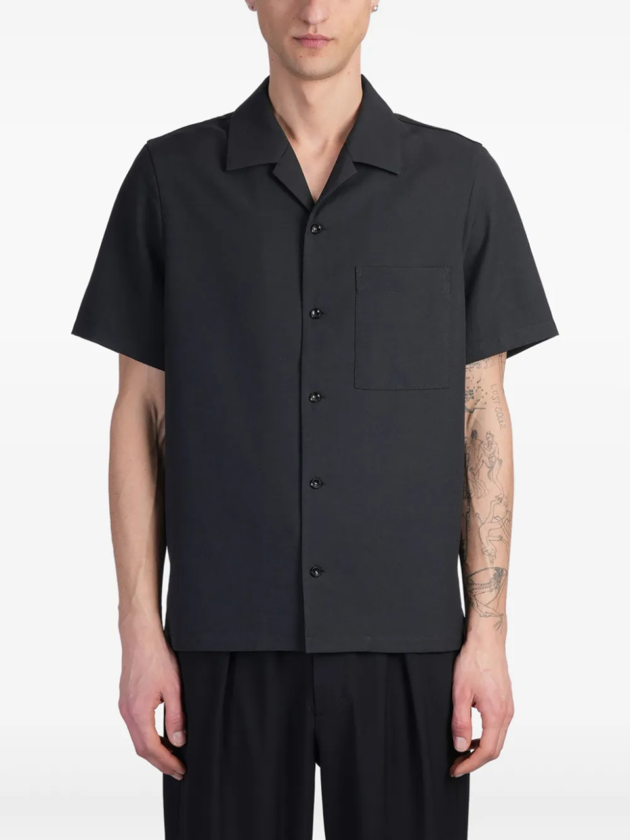 Рубашка из льняной смеси Attachment, черный
Рубашка из льняной смеси Attachment, черный