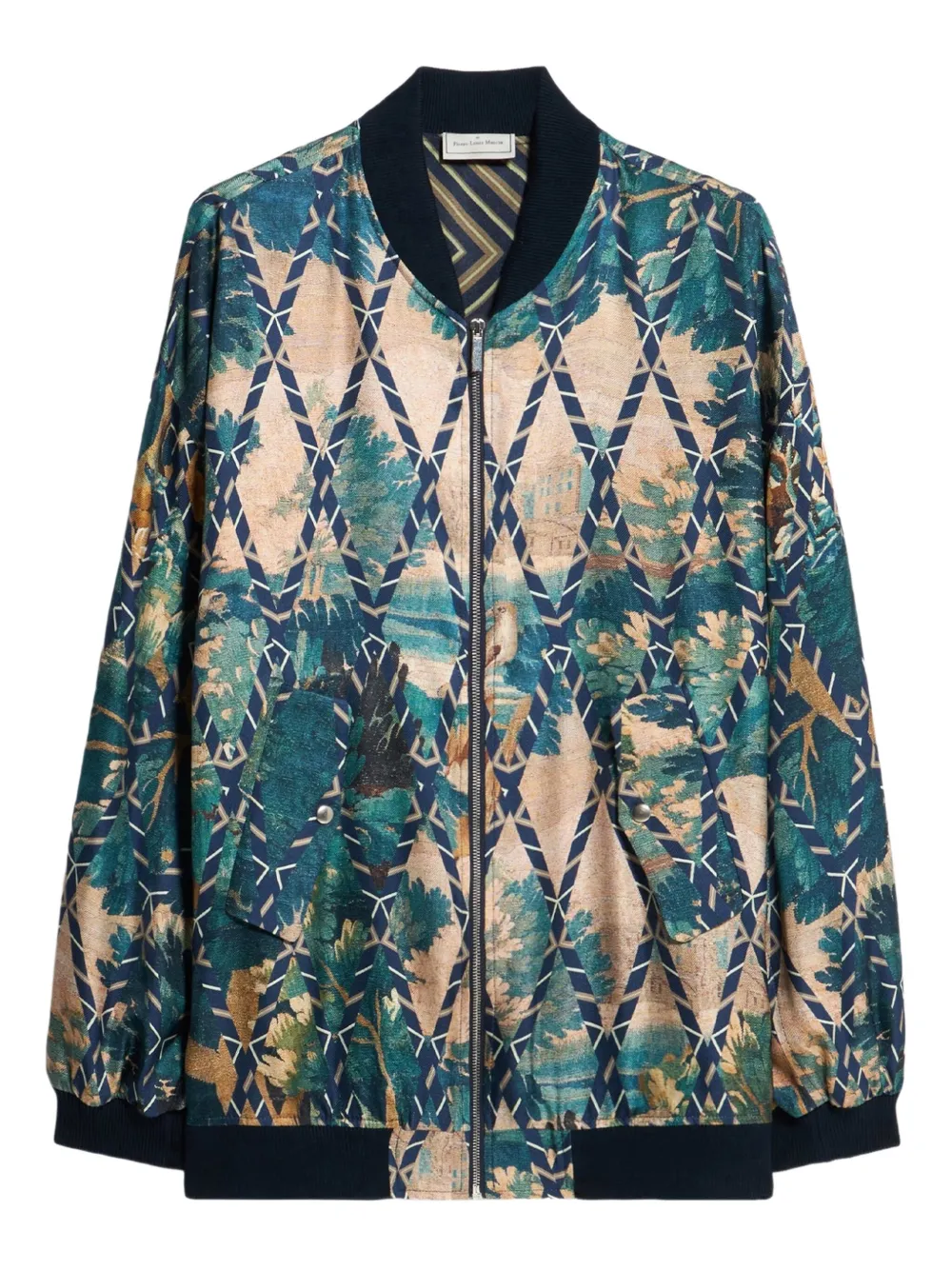 Бомбер Falson с узором Pierre-Louis Mascia, синий
Бомбер Falson с узором Pierre-Louis Mascia, синий