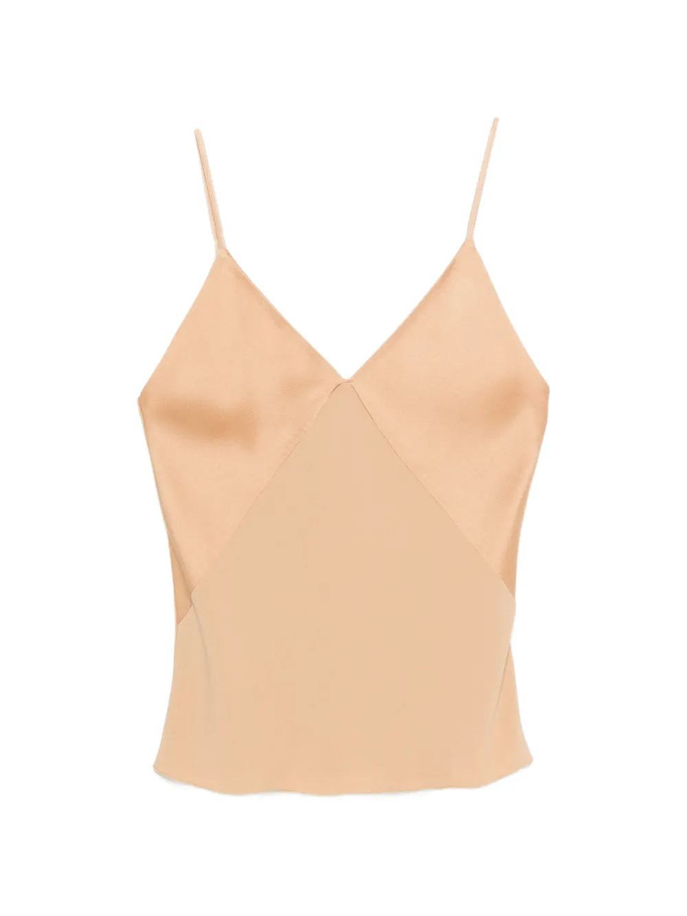 Топ с V-образным вырезом и панелями Forte Forte, бежевый
Топ с V-образным вырезом и панелями Forte Forte, бежевый