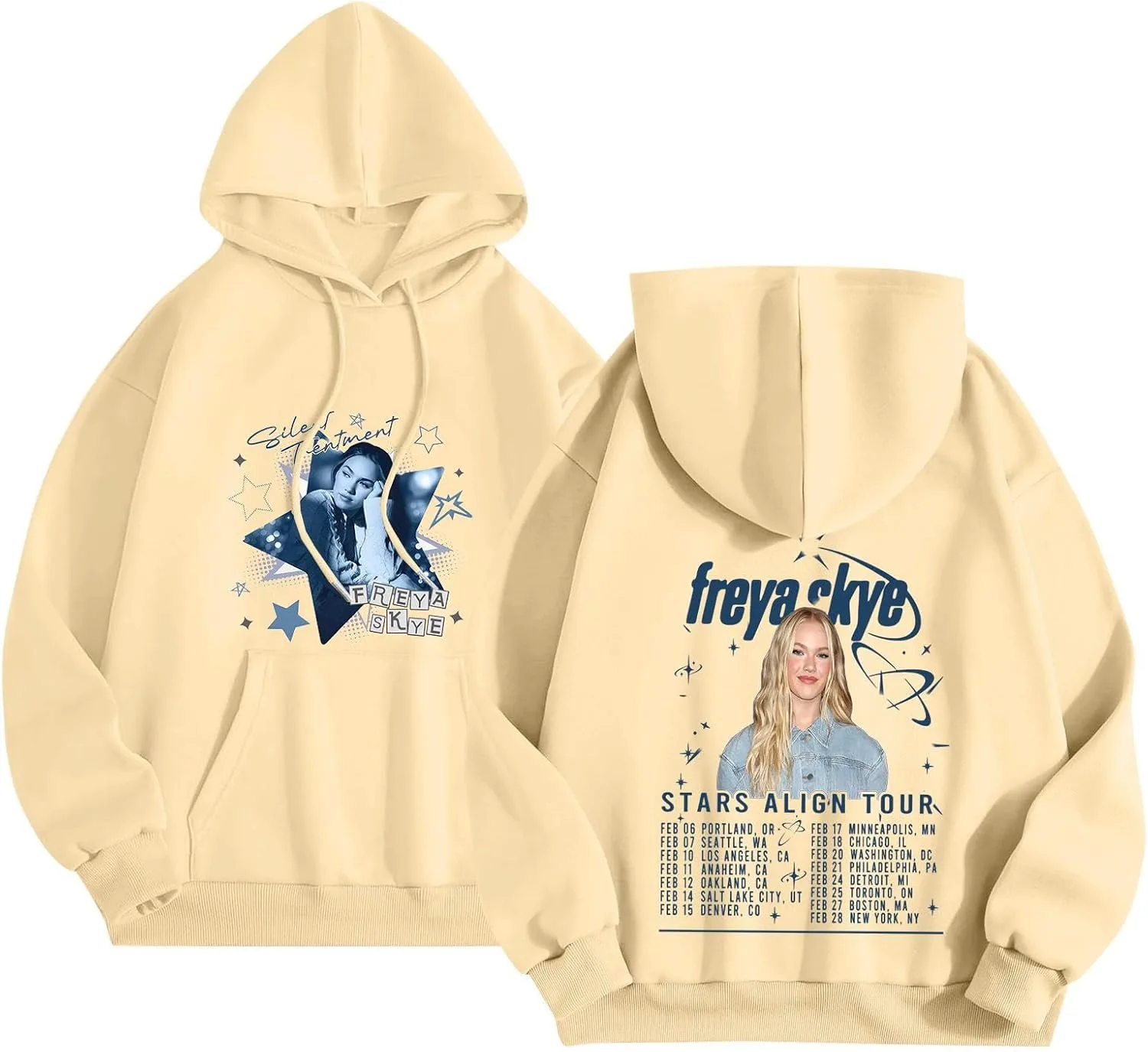 Футболка с капюшоном Fre-Ya Skye Merch Unisex Stars Align MKLUNJOP
Футболка с капюшоном Fre-Ya Skye Merch Unisex Stars Align MKLUNJOP