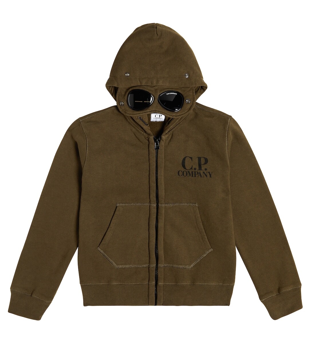 Худи Goggle из хлопкового джерси C.P. COMPANY KIDS, коричневый
Худи Goggle из хлопкового джерси C.P. COMPANY KIDS, коричневый