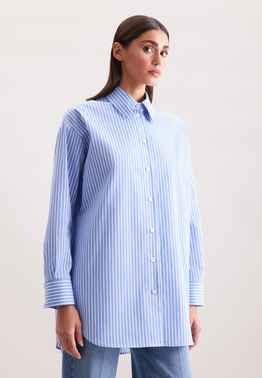 Блуза Seidensticker Button-down blouse, Blue
Блуза Seidensticker Button-down blouse, Blue