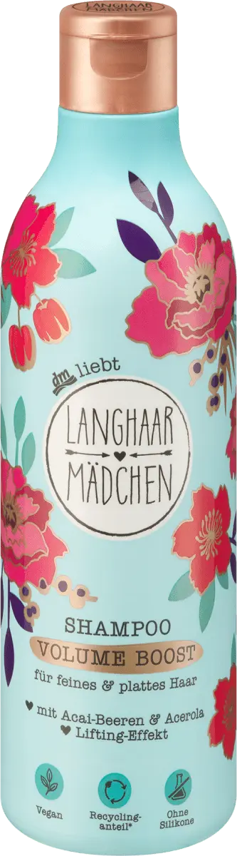 Шампунь Volume Boost 300мл Langhaarmädchen
Шампунь Volume Boost 300мл Langhaarmädchen