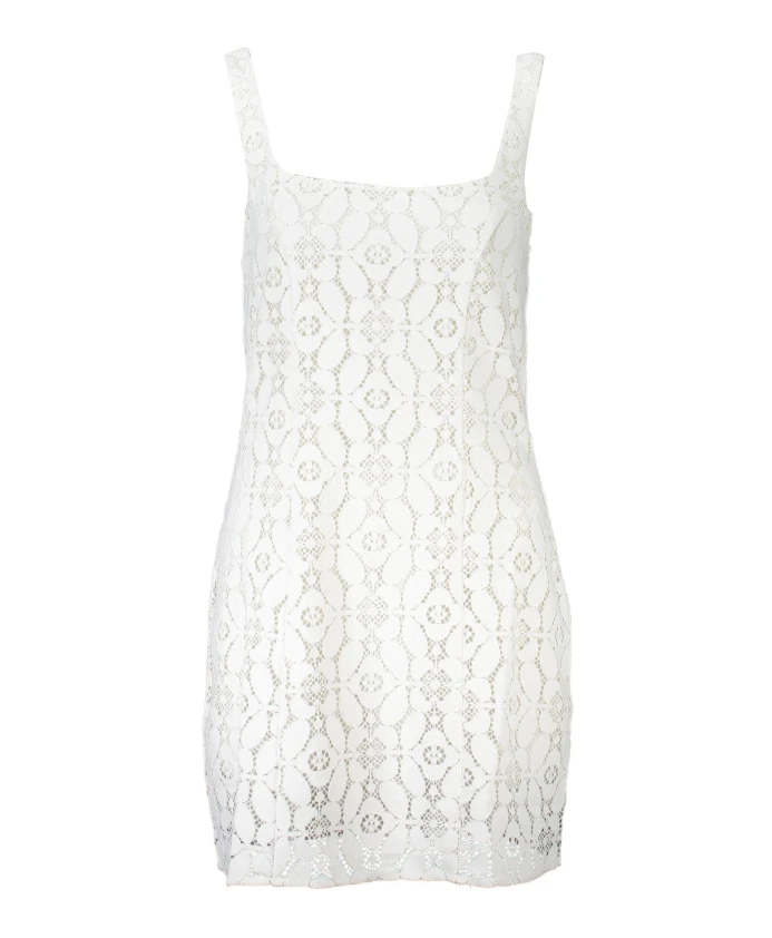 Элегантное платье без рукавов с квадратным вырезом. Desigual, белый
Элегантное платье без рукавов с квадратным вырезом. Desigual, белый