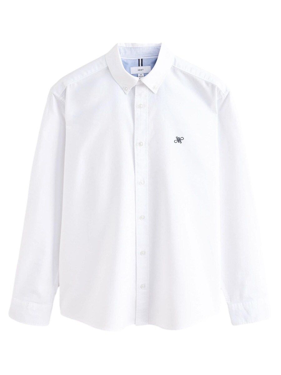 Рубашка обычного кроя на пуговицах Next, белый
Рубашка обычного кроя на пуговицах Next, белый