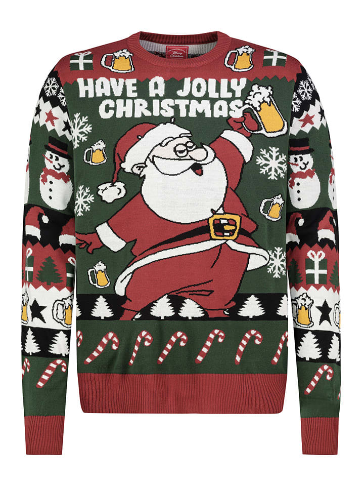 Свитер темно-зеленого/красного цвета Sublevel
Свитер темно-зеленого/красного цвета Sublevel