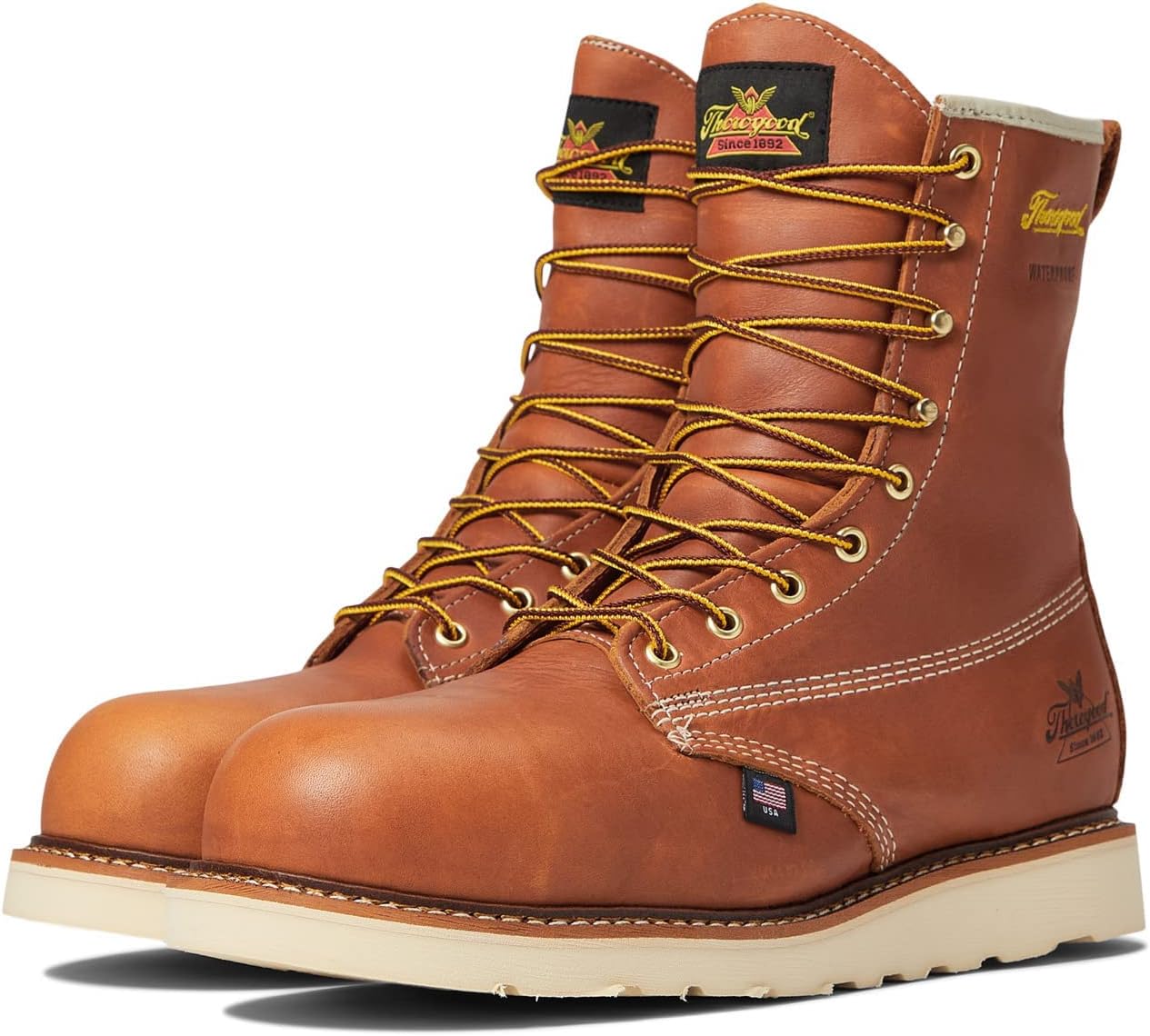 Мужские рабочие ботинки Thorogood American Heritage с водонепроницаемым композитным носком 8 дюймов, изготовленные из качественной кожи, с противоскользящей подошвой на клиновидном каблуке и комфортной стелькой; соответствует стандарту EH
Мужские рабочие ботинки Thorogood American Heritage с водонепроницаемым композитным носком 8 дюймов, изготовленные из качественной кожи, с противоскользящей подошвой на клиновидном каблуке и комфортной стелькой; соответствует стандарту EH