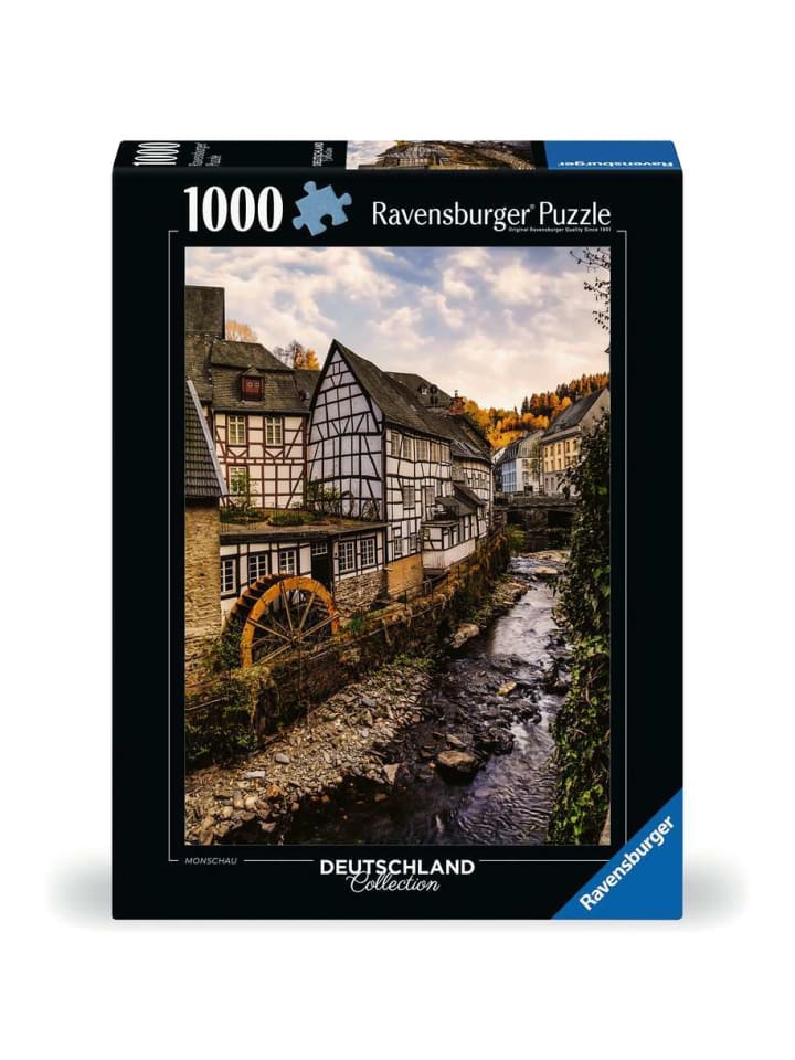 Пазл Ravensburger из 1000 деталей, Моншау в регионе Эйфель, цветной
Пазл Ravensburger из 1000 деталей, Моншау в регионе Эйфель, цветной