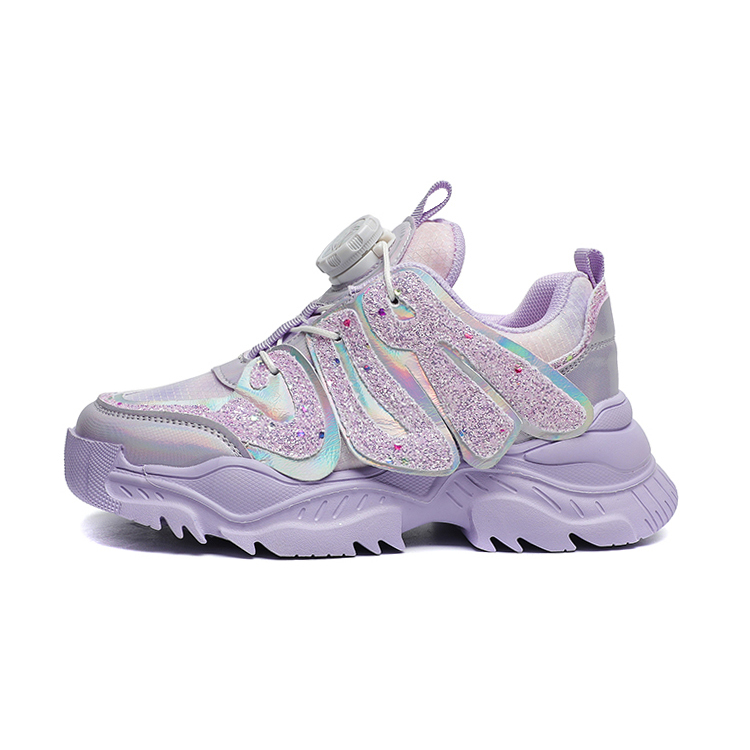 Нескользящие, легкие, амортизирующие, низкие повседневные кроссовки для детей Genius Pooh, фиолетовый 
Нескользящие, легкие, амортизирующие, низкие повседневные кроссовки для детей Genius Pooh, фиолетовый