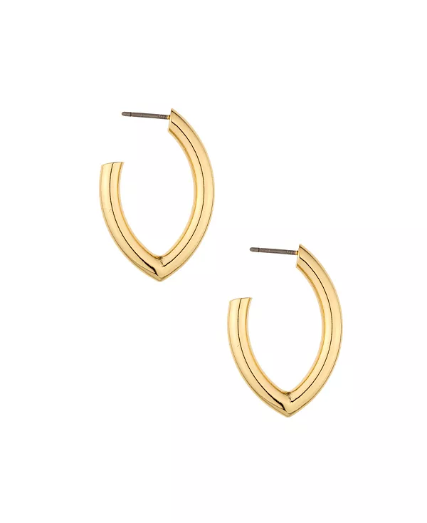 Удлиненные серьги-кольца Mara, покрытые 18-каратным золотом Ettika, gold
Удлиненные серьги-кольца Mara, покрытые 18-каратным золотом Ettika, gold