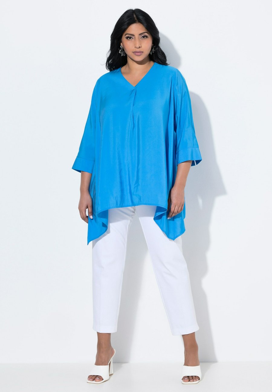 Блуза Ulla Popken POINTED HEM 3/4 SLEEVE, Aqua/Light Blue
Блуза Ulla Popken POINTED HEM 3/4 SLEEVE, Aqua/Light Blue